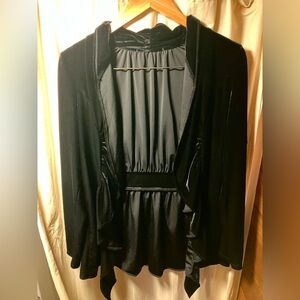 Black Velvet Gothic Blazer